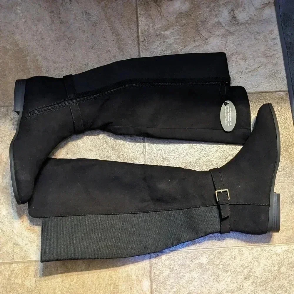 Style & Co Charlaa Buckle Over-The-Knee boot